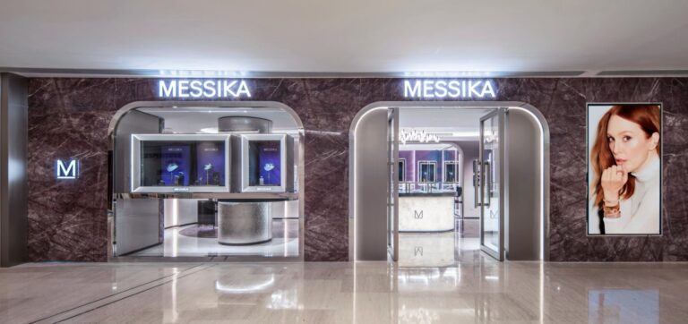 Messika Shanghai P66 storefront and retail setting