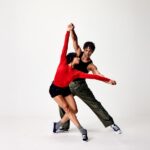 Two Miami City Ballet dancers in a studio image for N.Y. Export: Opus Jazz