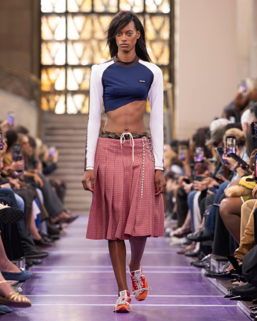 Miu Miu Spring/Summer 2027 runway look 004