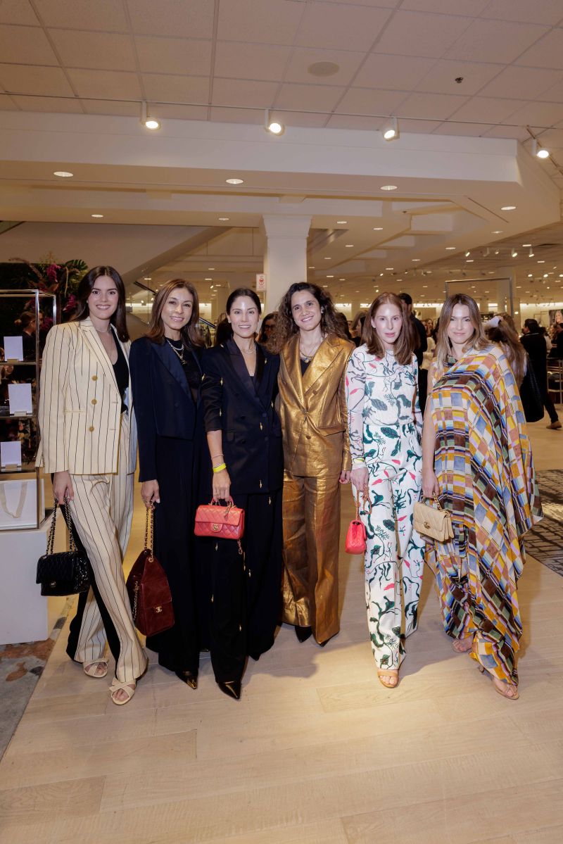 Guests gather at the Latin American designer event inside Nordstrom
