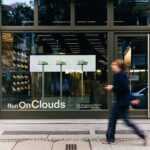On Berlin store window display for the LightSpray activation
