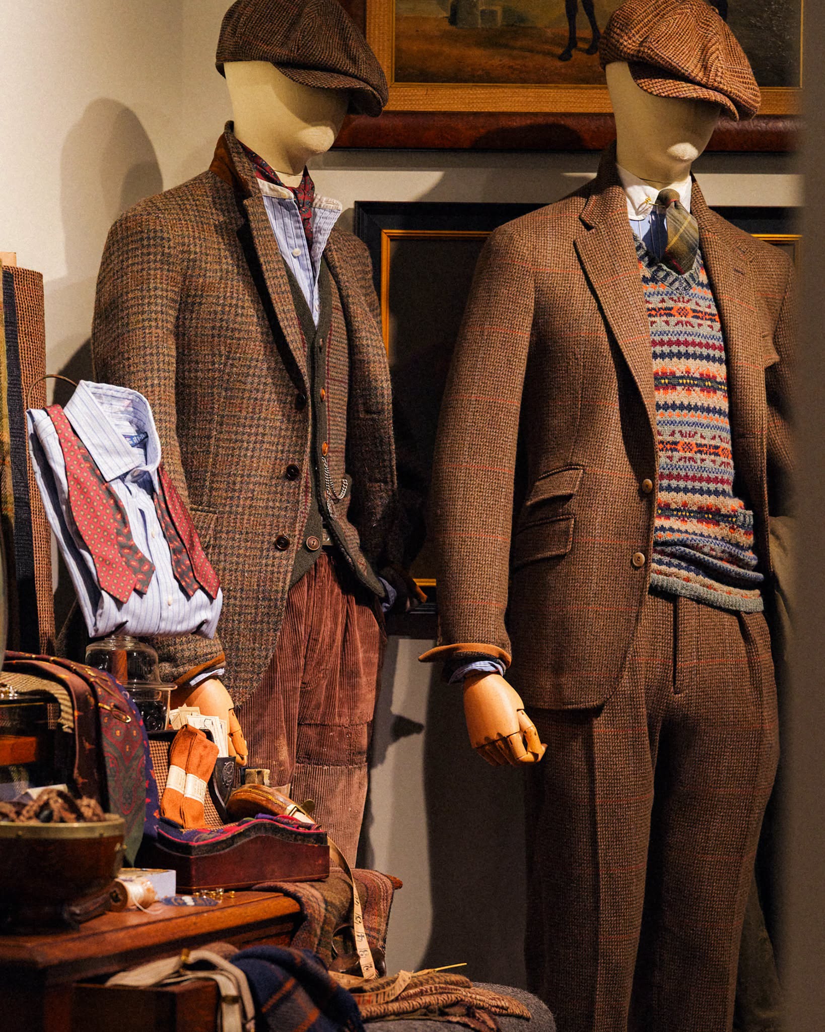 Tailoring display at PoloFest Tokyo