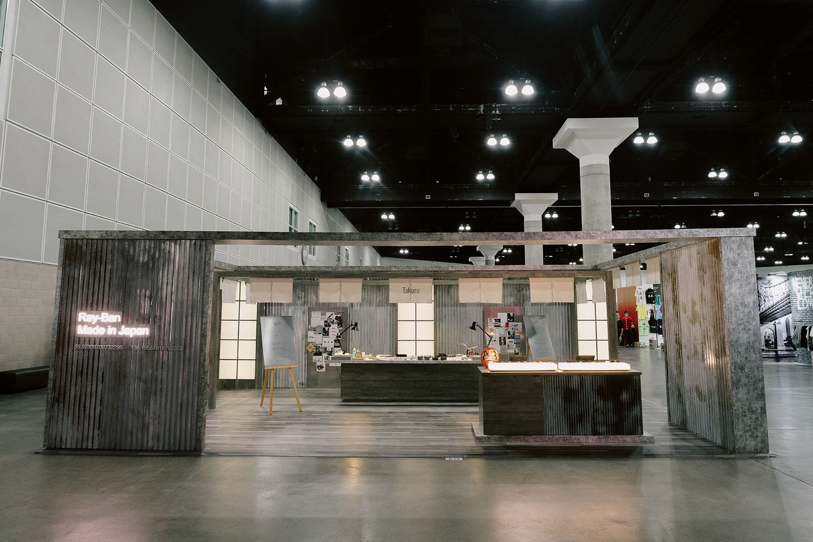 Ray-Ban Made in Japan workshop booth at ComplexCon in Los Angeles