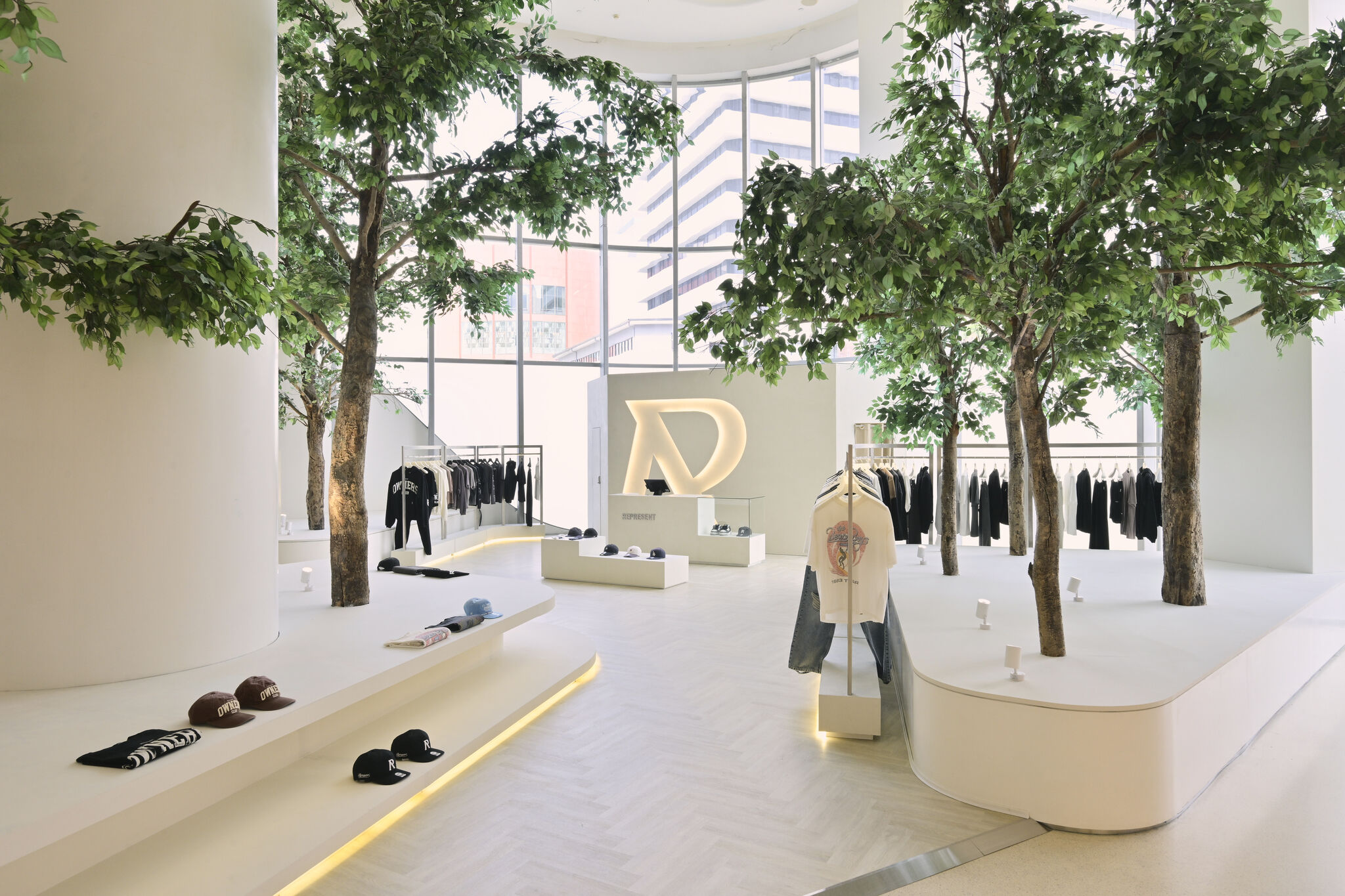 Represent Central Embassy Bangkok storefront and retail setting