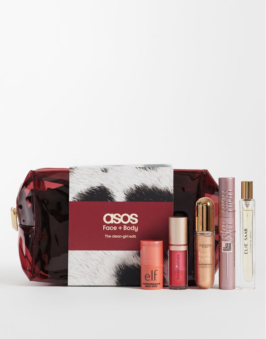 ASOS Face + Body Clean Girl beauty-gifting edit.