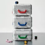 RIMOWA Original suitcases with different coloured personalisation details