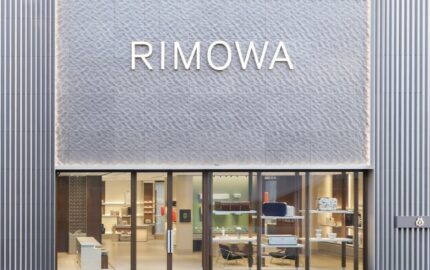 Exterior of RIMOWA's first mainland China flagship at Jing An Kerry Centre in Shanghai