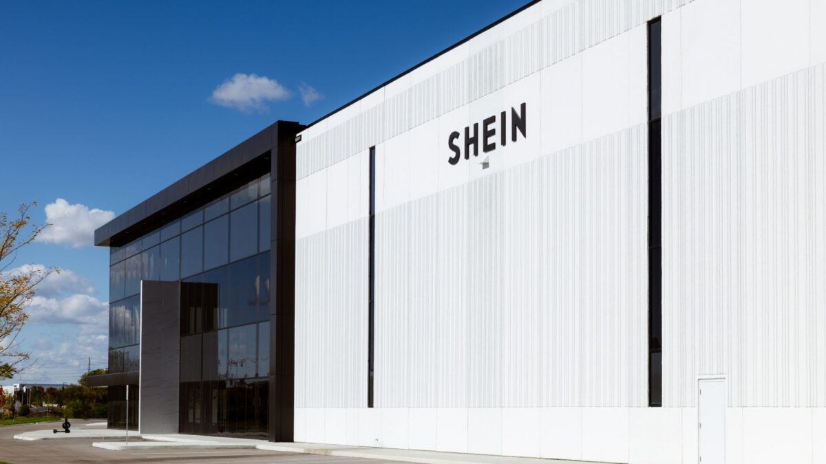 Exterior of the SHEIN Canada warehouse building