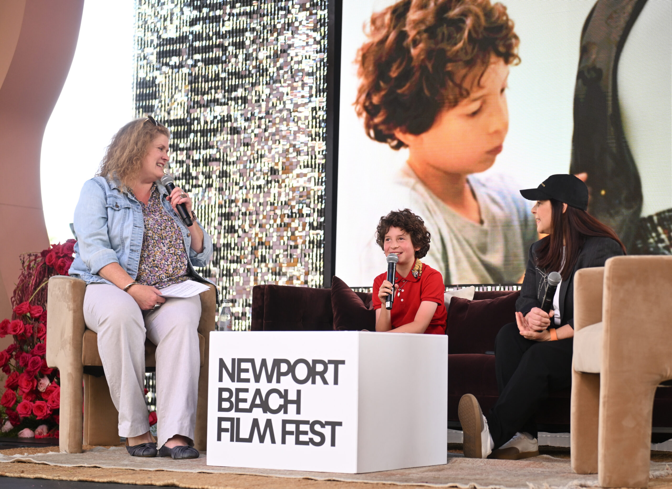 Melanie Miller, Max Alexander and Dori Berinstein speaking onstage at StyleWeekOC on October 17, 2026