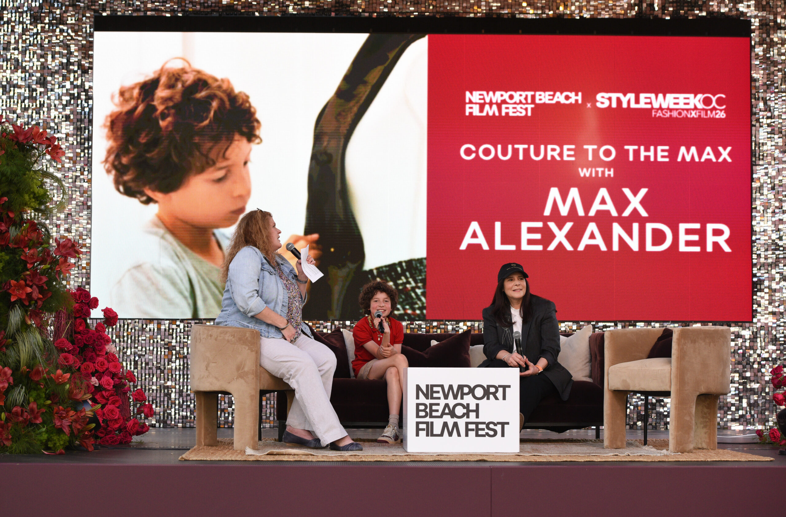 Melanie Miller, Max Alexander and Dori Berinstein during the Couture to the Max discussion at StyleWeekOC on October 17, 2026