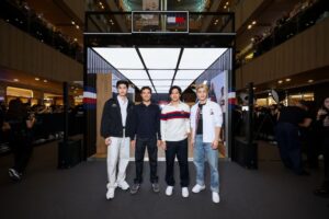 Guests at the Tommy Hilfiger Cadillac pop-up in Singapore