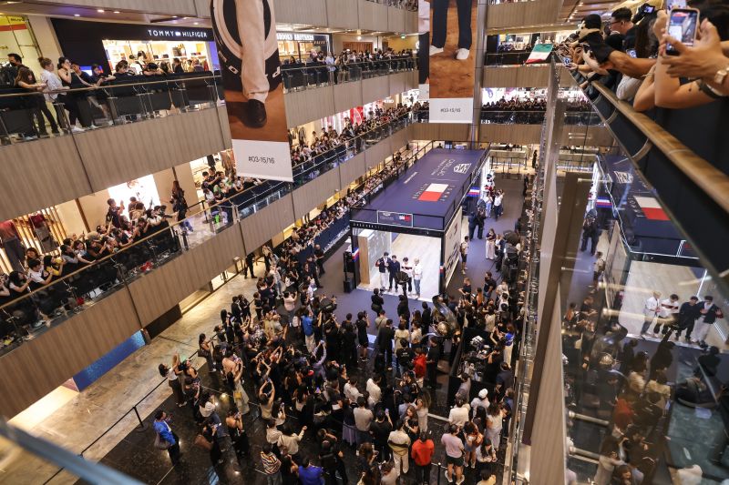 Tommy Hilfiger Cadillac activation during Singapore Grand Prix week