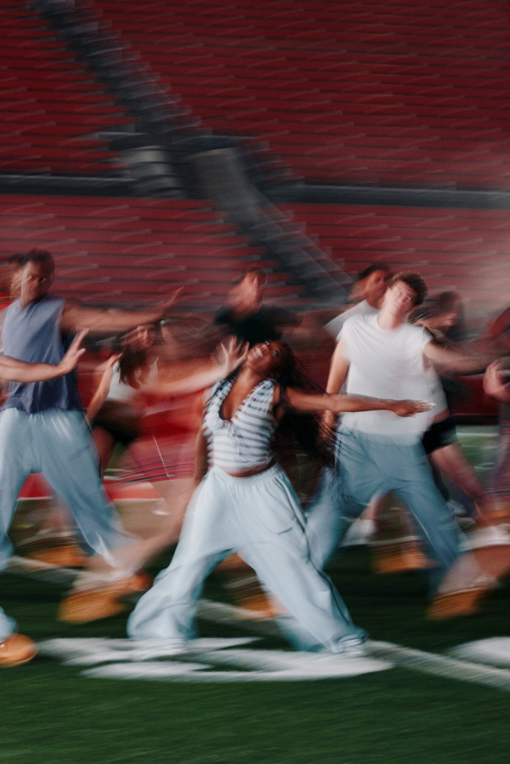 Students in Urban Outfitters’ All Together Now stadium campaign