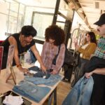 Denim customization at the Urban Outfitters and Levi’s Madison Game Day event