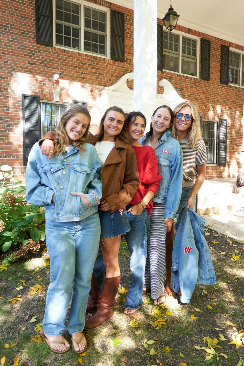 Attendees at Urban Outfitters’ Madison Game Day stop