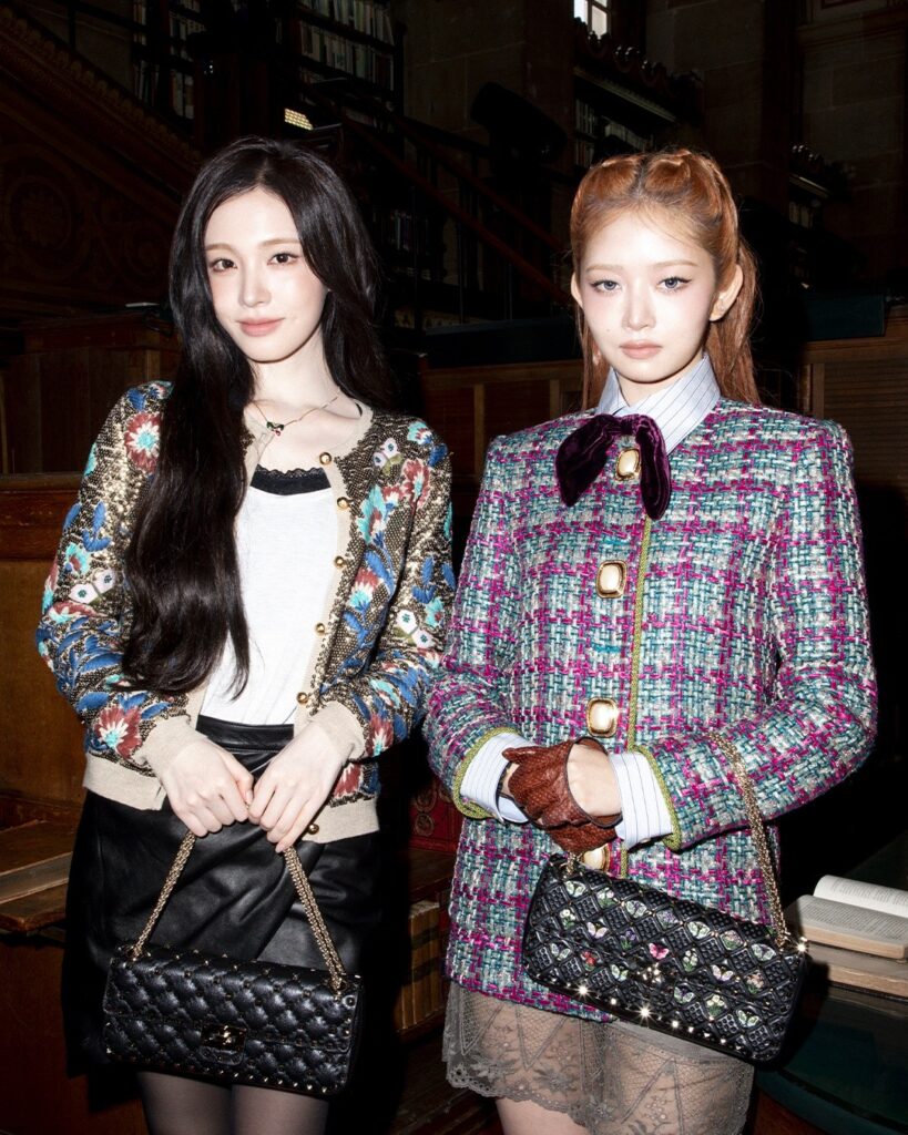 REI and LIZ IVE at Valentino Antibiblioteca Spring/Summer 2027