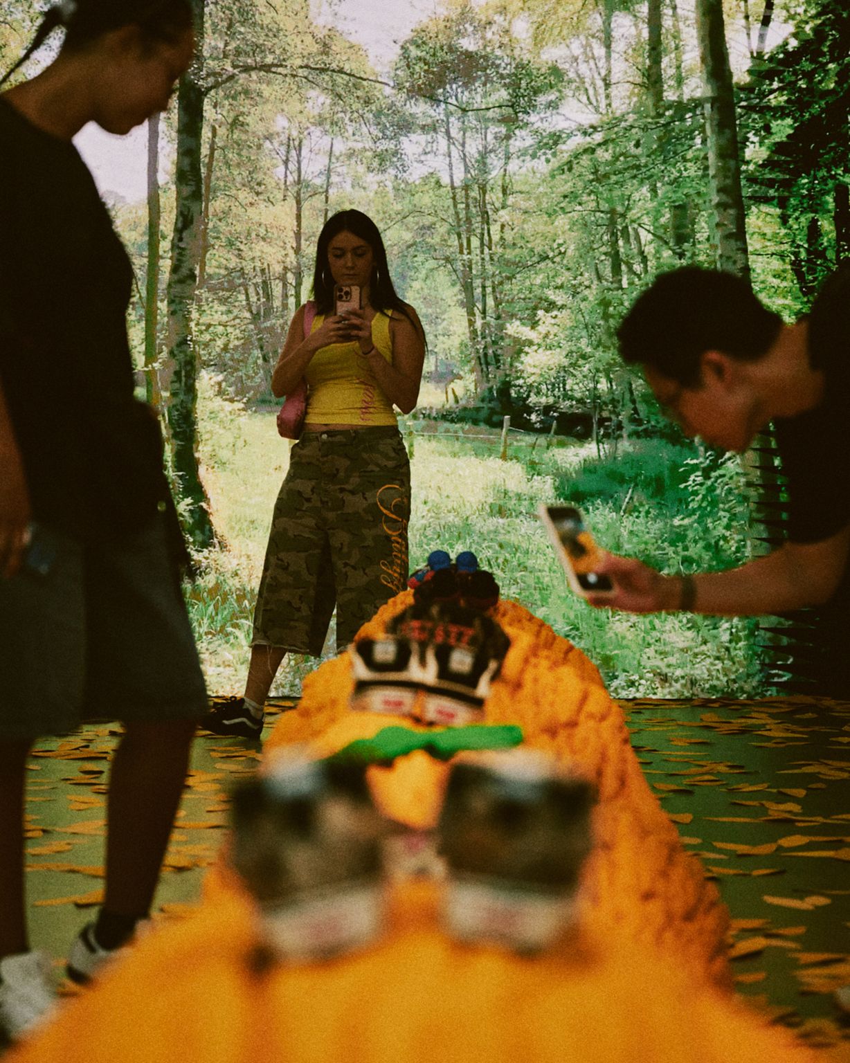 Nature-inspired installation inside the VANSZA preview